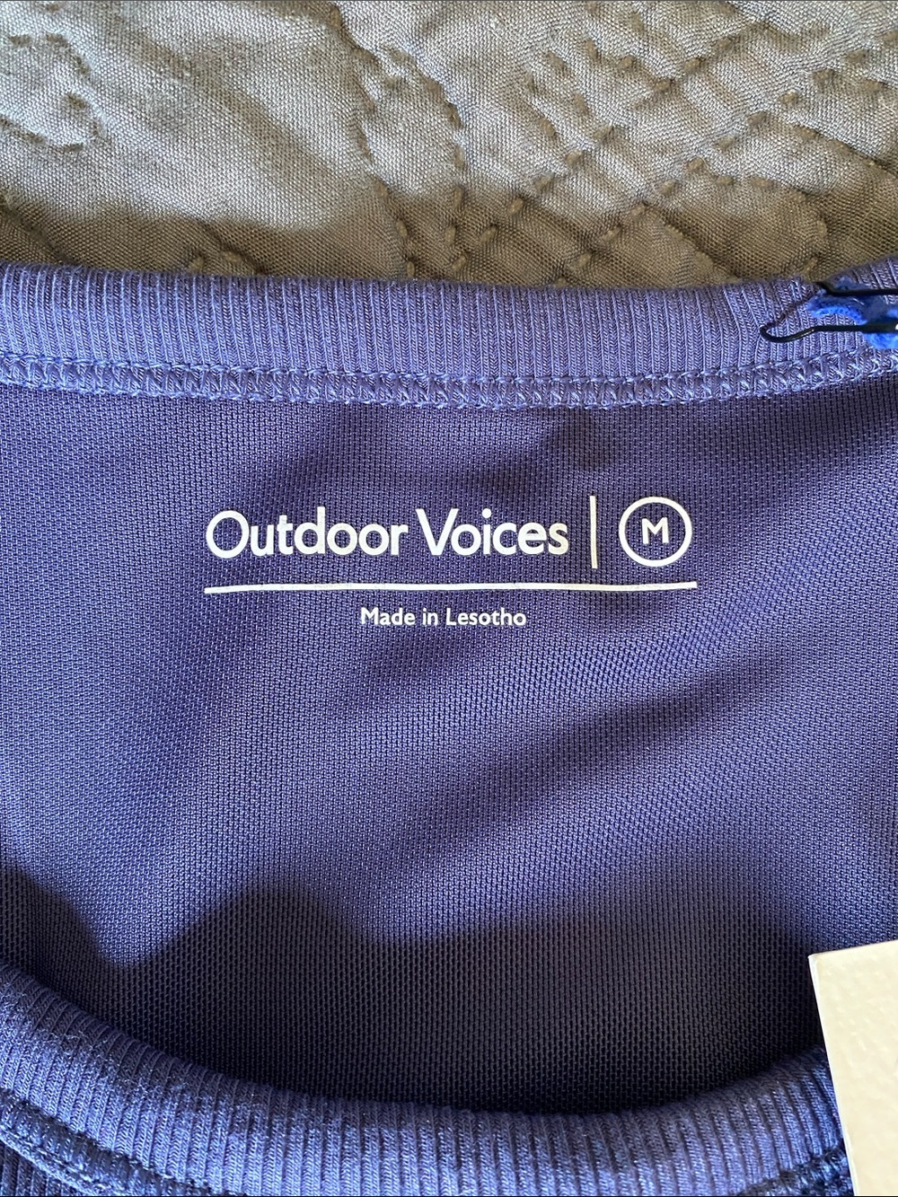 Outdoor Voices Deep Lavender Ribbed Tank Top - Picture 4 of 4